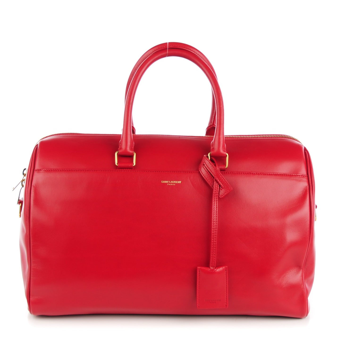 Calfskin Classic Duffle 12 Bag Red