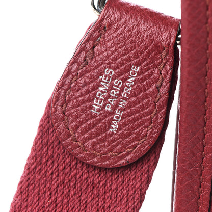 Hermes Epsom Evelyne TPM Rouge Grenat 8 of 11
