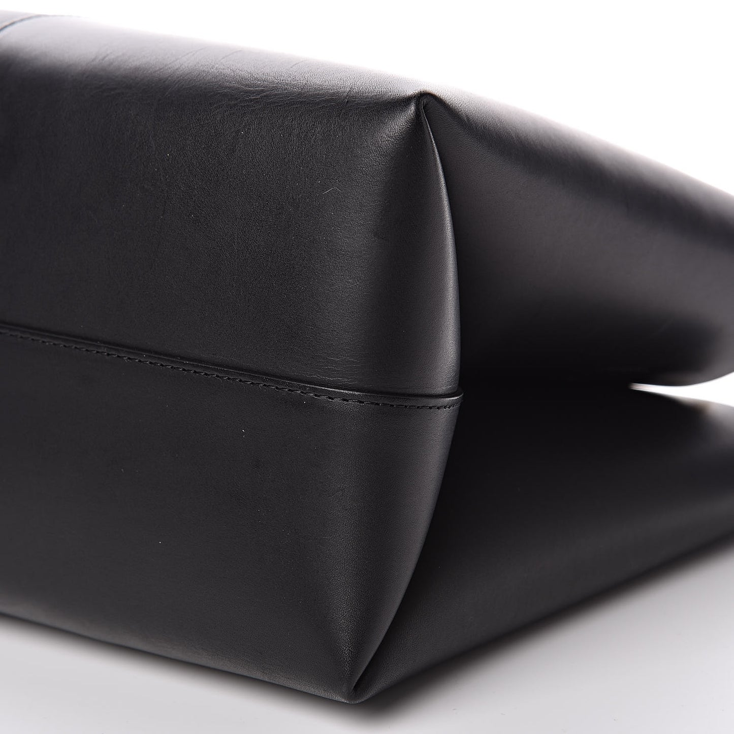 Calfskin Mini Folded Bag Black