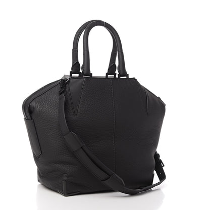 Alexander Wang Pebbled Calfskin Emile Black 3 of 11