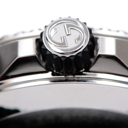 Gucci Stainless Steel Nylon 45mm Dive Quartz Watch Black 5 of 8