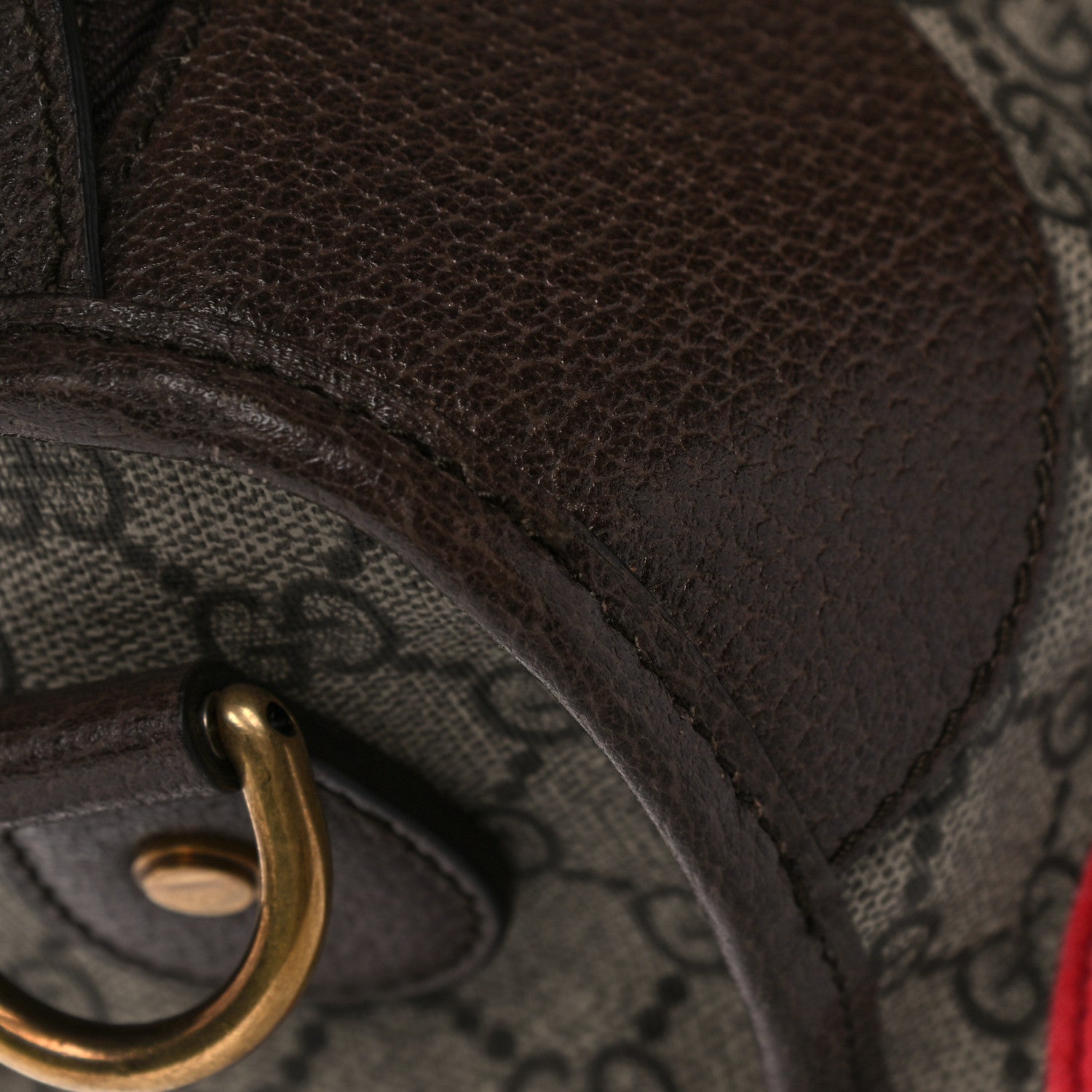Gucci Soft GG Supreme Monogram Courrier Medium Duffle Bag Beige New Acero Multicolor 22 of 24
