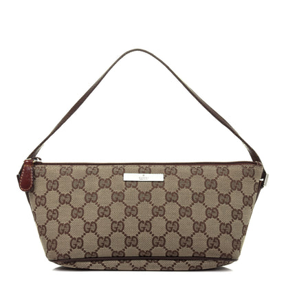 Gucci Monogram Boat Pochette Brown 1 of 19