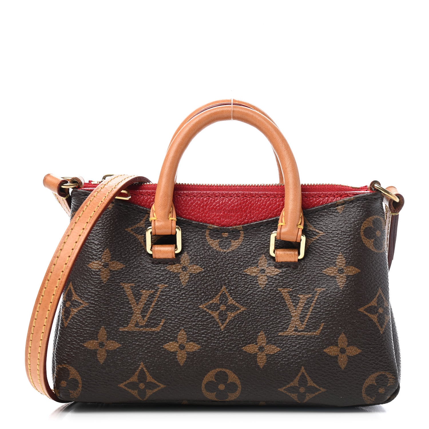 Louis Vuitton Monogram Nano Pallas Cherry 1 of 14