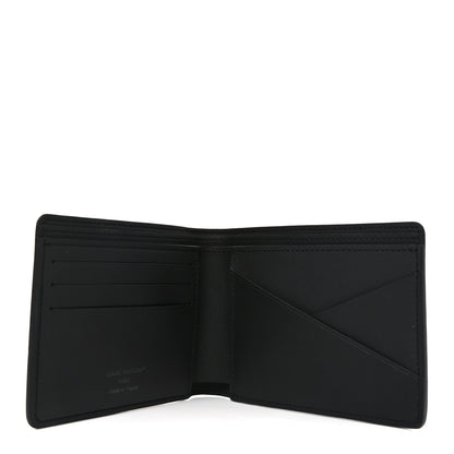 Louis Vuitton Calfskin Monogram Shadow Multiple Wallet Black 5 of 7