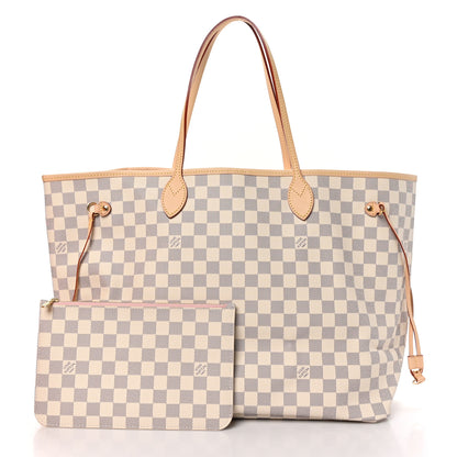 Louis Vuitton Damier Azur Neo Neverfull GM Rose Ballerine 3 of 11