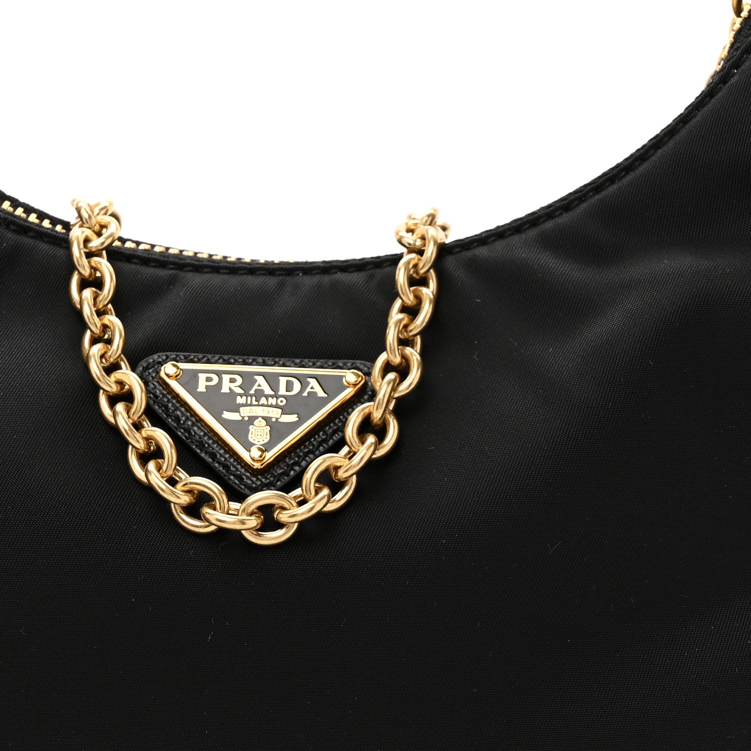 Prada Nylon Re-Edition 2005 Shoulder Bag Black 7 of 9