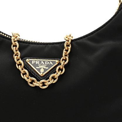 Prada Nylon Re-Edition 2005 Shoulder Bag Black 7 of 9