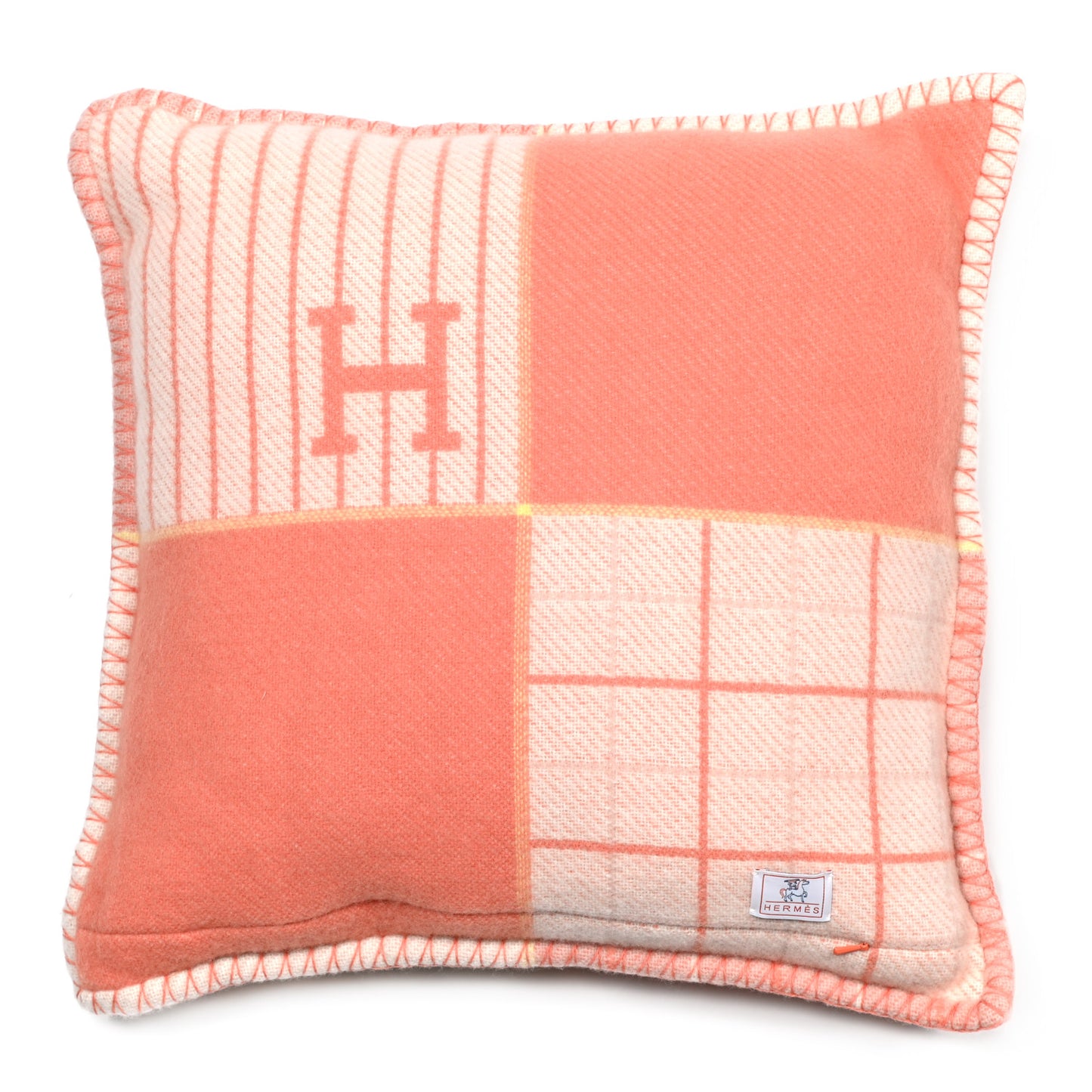 Wool Cashmere Avalon Cabriole Pillow Melon