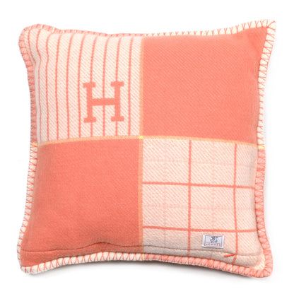 Hermes Wool Cashmere Avalon Cabriole Pillow Melon 2 of 4
