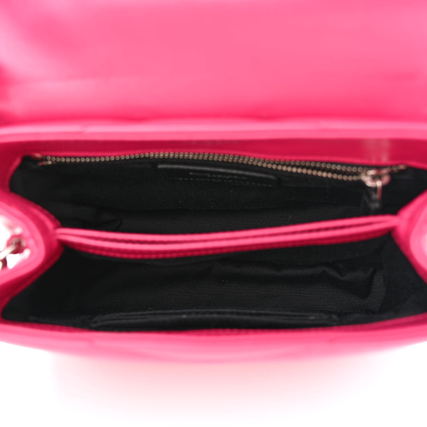 Saint Laurent Calfskin Y Quilted Monogram Toy Loulou Crossbody Bag Freesia 5 of 10