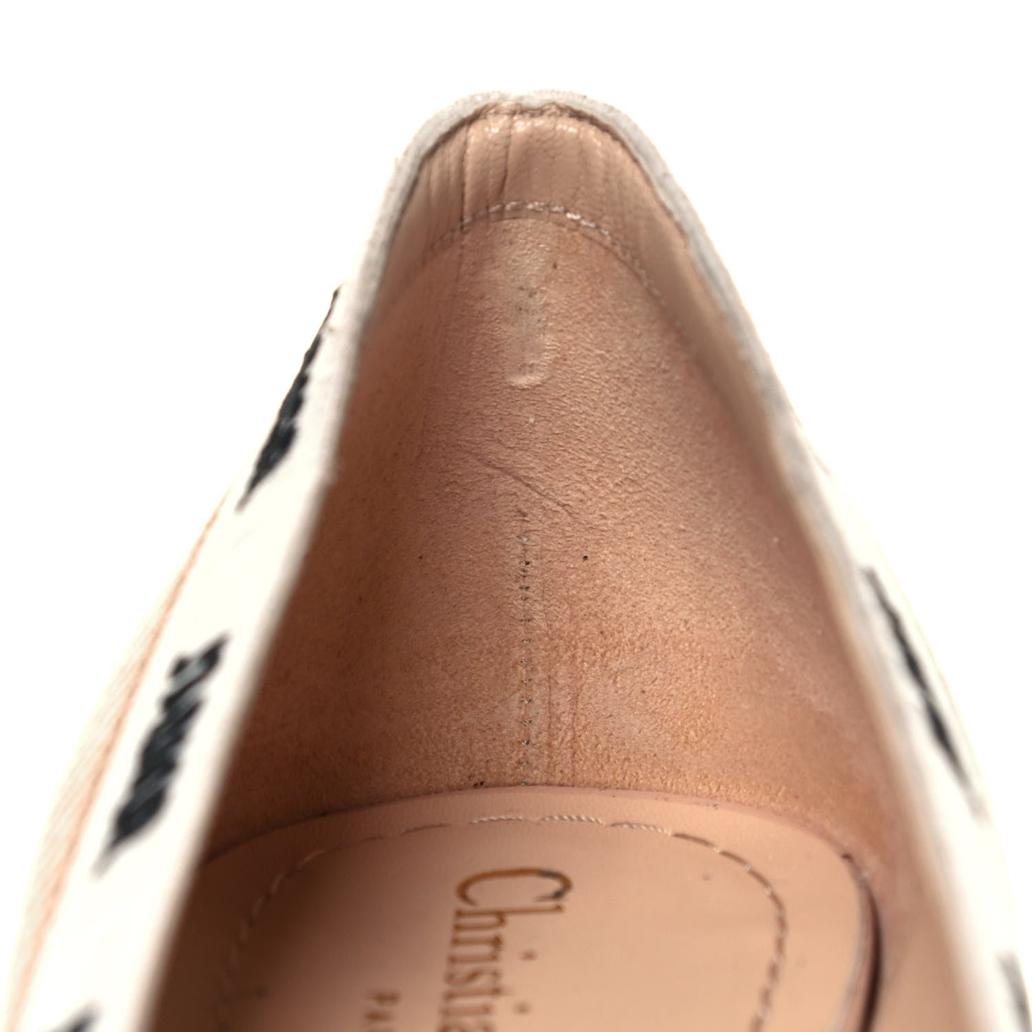 Christian Dior Technical Canvas Ribbon Embroidered J'Adior 65mm Pumps 39.5 Powder Nude 9 of 10
