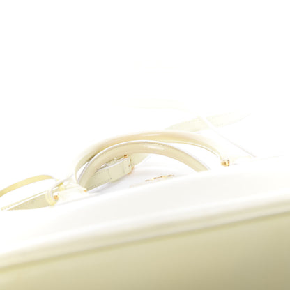 Prada Saffiano Vernice Medium Galleria Double Zip Tote Bianco 20 of 22