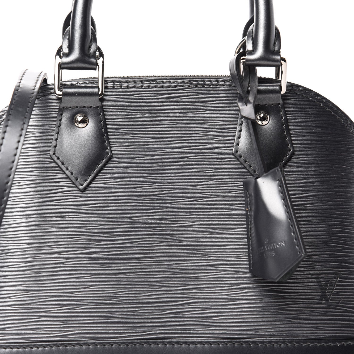 Louis Vuitton Epi Alma BB Anthracite Nacre 11 of 11
