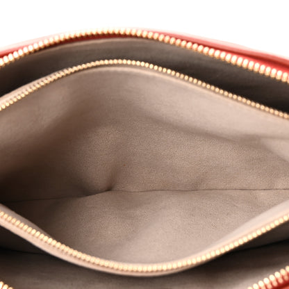 Louis Vuitton Lambskin Embossed Monogram Coussin PM Terracotta Brown 6 of 11
