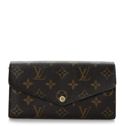 Louis Vuitton Monogram Sarah Wallet NM 1 of 9