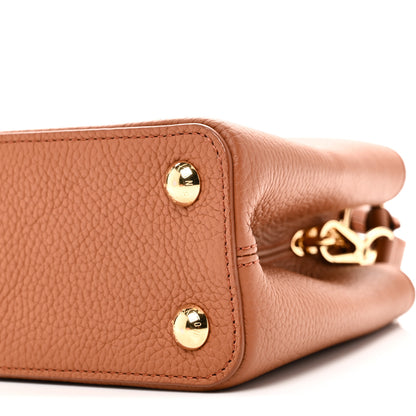 Louis Vuitton Taurillon Capucines BB Tan 9 of 9