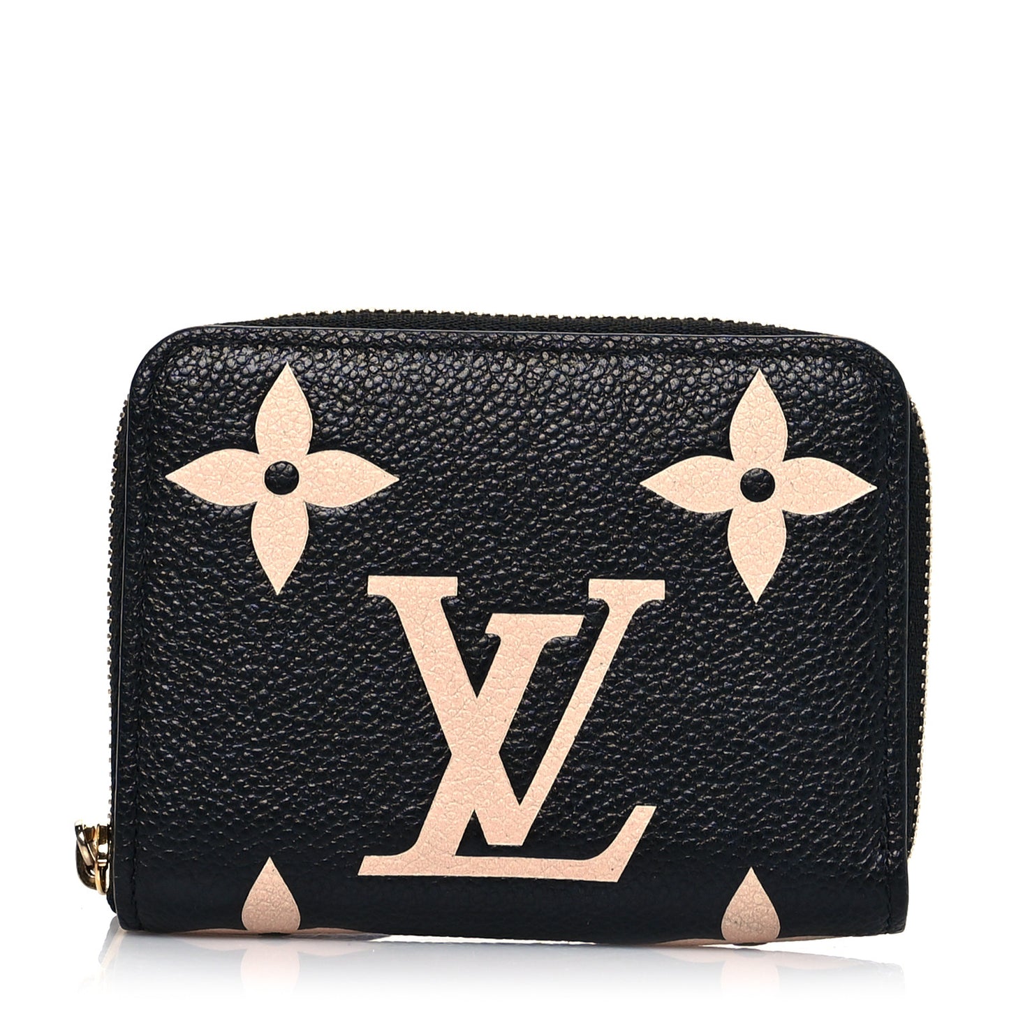 Empreinte Monogram Giant Zippy Coin Purse Black Beige