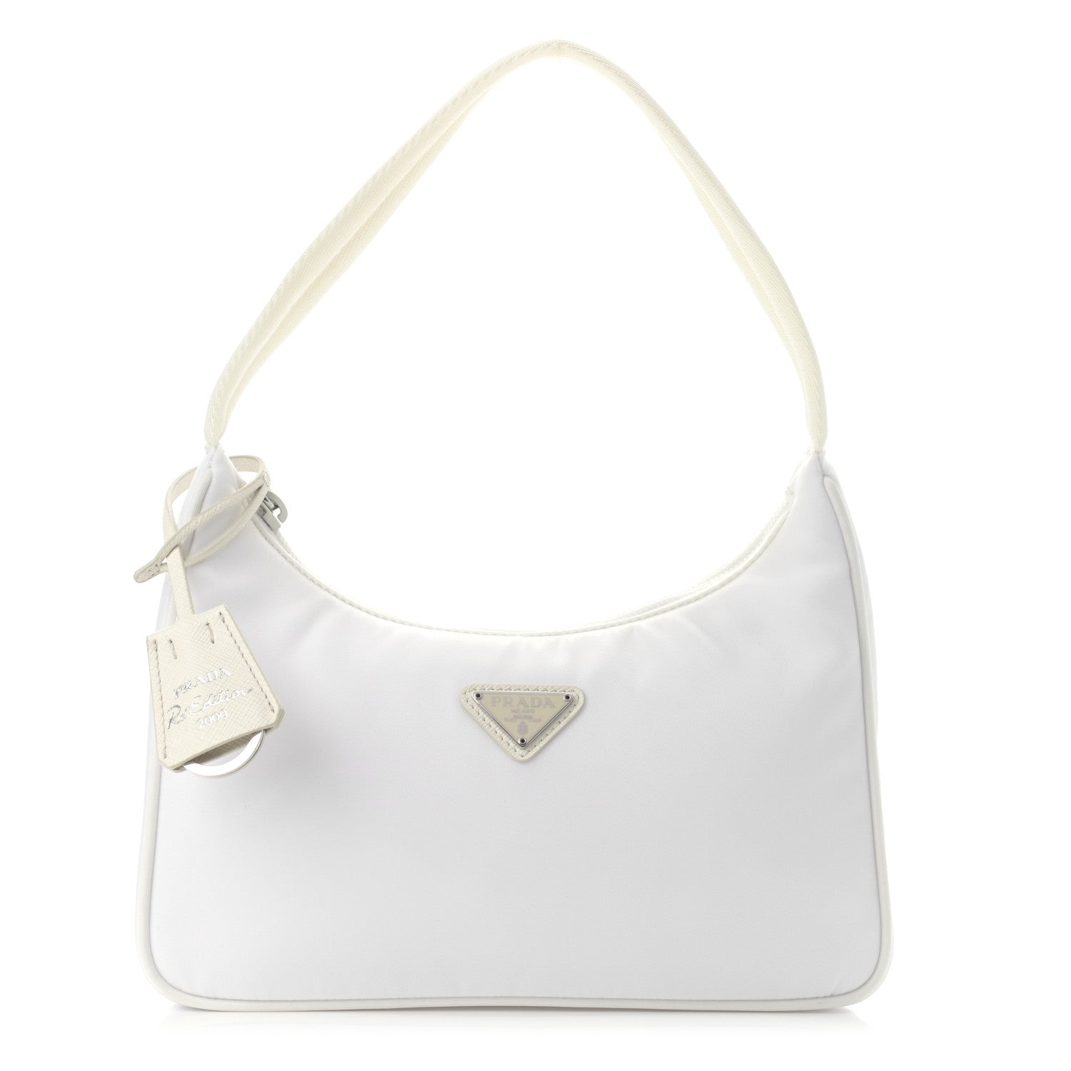 Prada Tessuto Nylon Mini Re-Edition 2000 Bag White 1 of 11