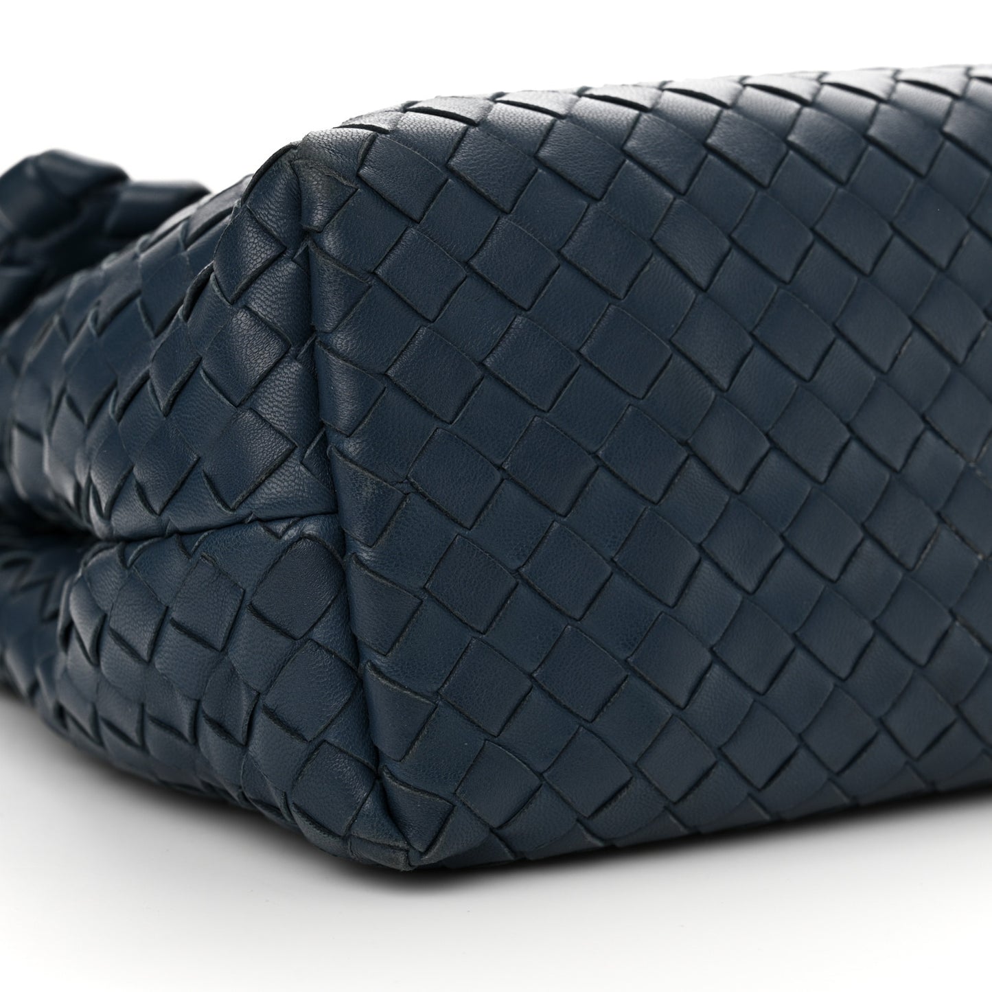Nappa Intrecciato Medium Olimpia Shoulder Bag Denim