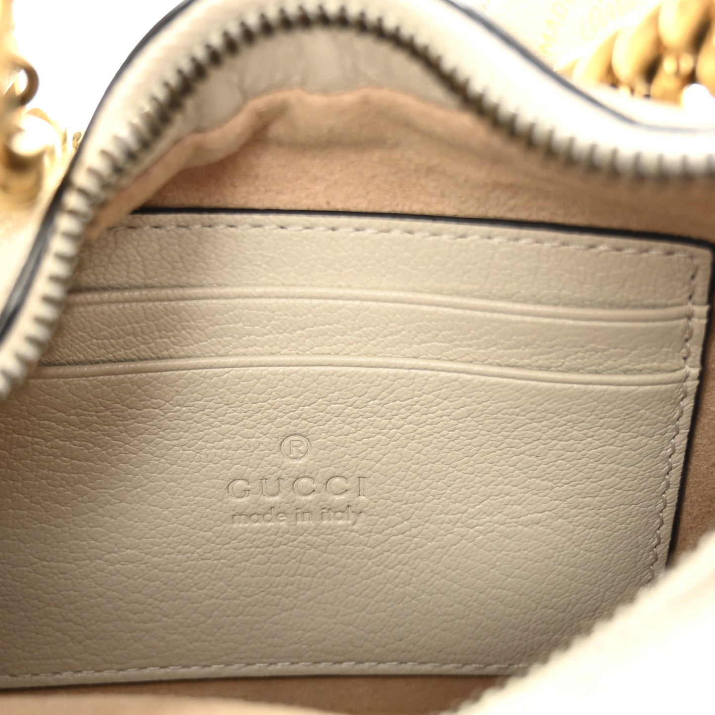 Goatskin Small Aphrodite Shoulder Bag Mystic White