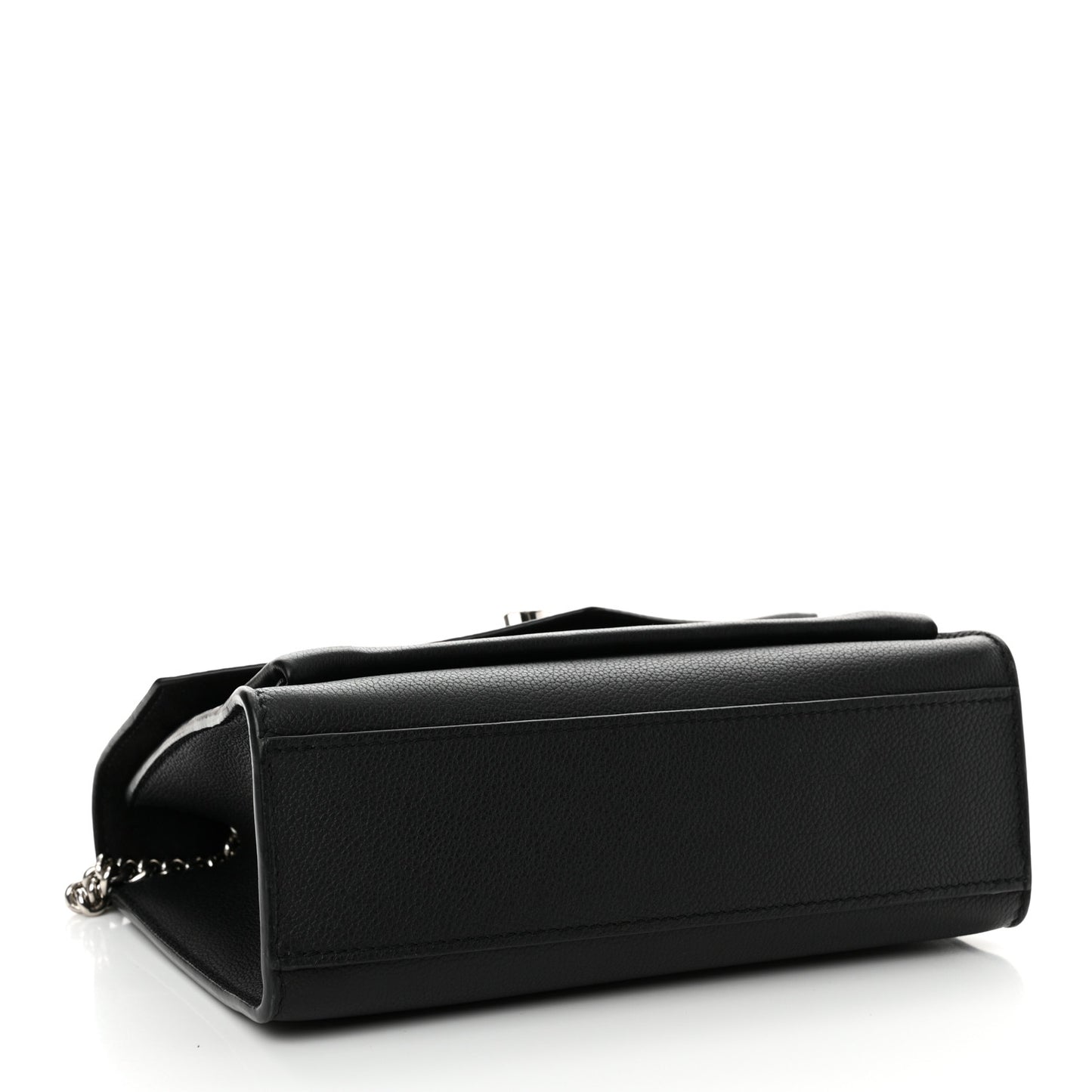Soft Calfskin My Lockme Chain Bag BB Black