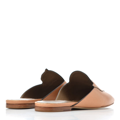Hermes Calfskin Tangeria Mules 37 Naturel 4 of 17