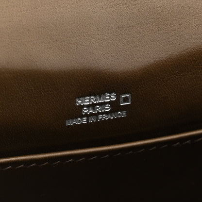 Hermes Shiny Alligator Kelly Pochette Gris Elephant 13 of 20