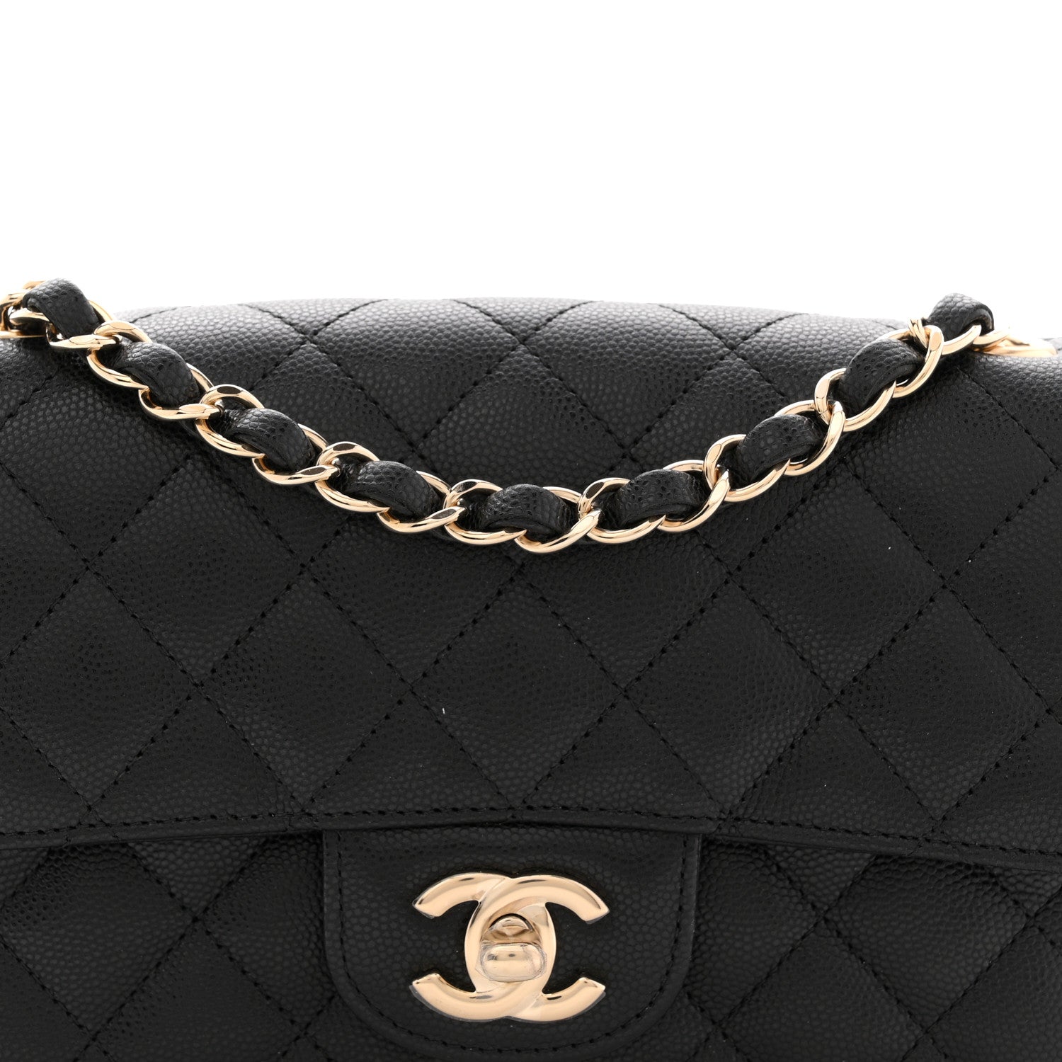 Chanel Caviar Quilted Mini Rectangular Flap Black 8 of 11