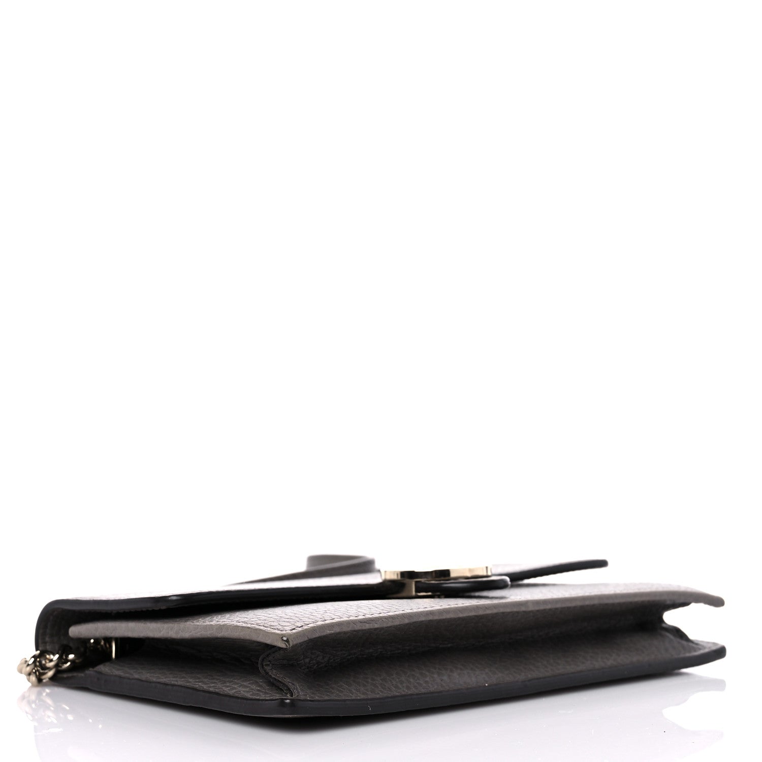 Gucci Dollar Calfskin Interlocking G Chain Wallet Loess 4 of 11