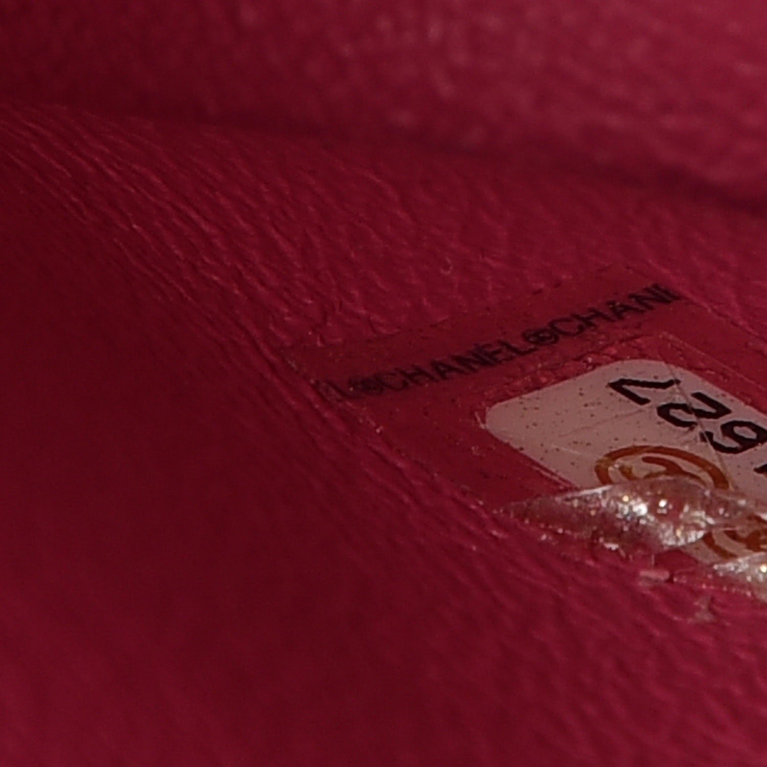 Chanel Lambskin Quilted Jumbo Double Flap Dark Pink 7 of 12