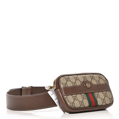 Gucci GG Supreme Monogram Ophidia Belted iPhone Case 95 38 Dark Brown 5 of 11