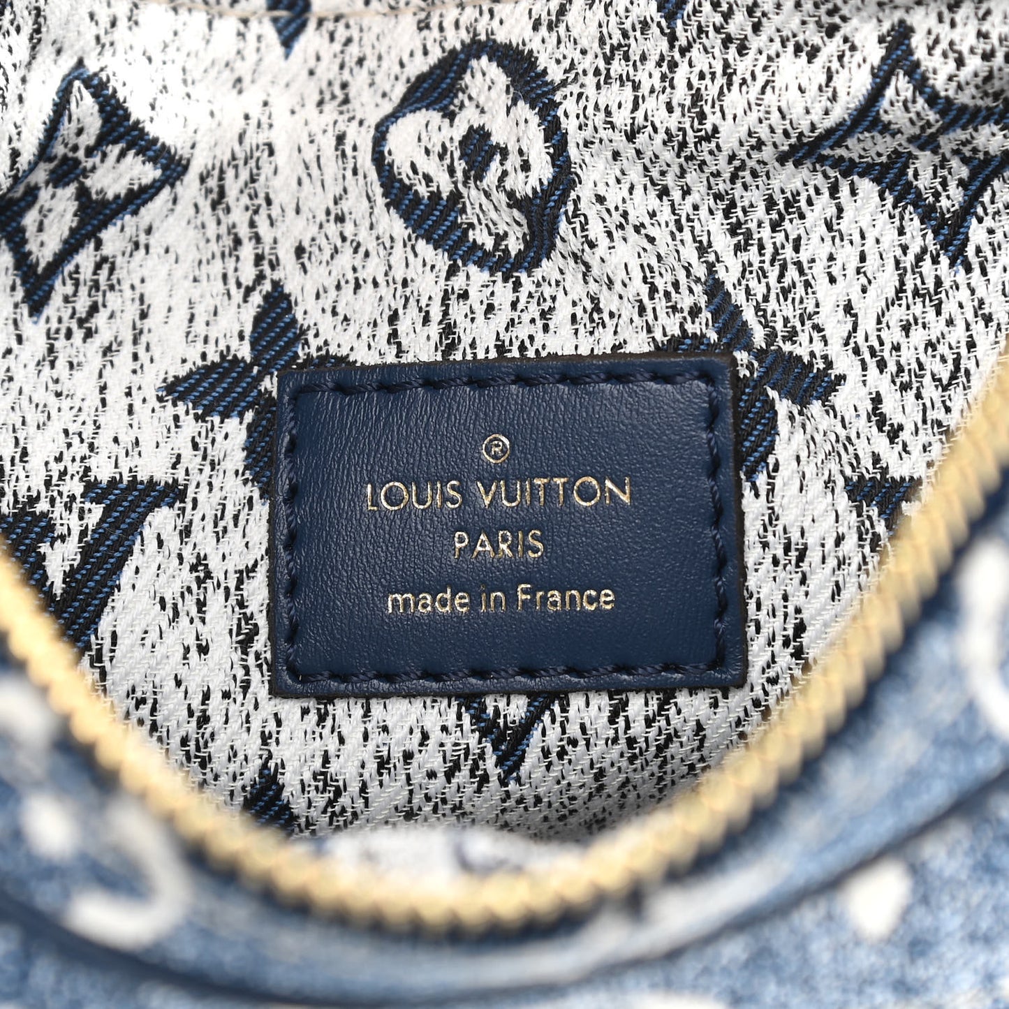 Monogram Jacquard Denim Loop Bleu