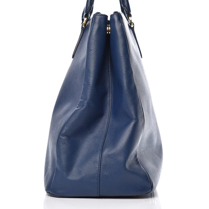 Prada Saffiano Lux Extra Large Galleria Double Zip Tote Bluette 21 of 21
