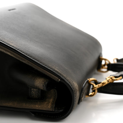 Balenciaga Calfskin Small Money Top Handle Handbag Brown 12 of 13