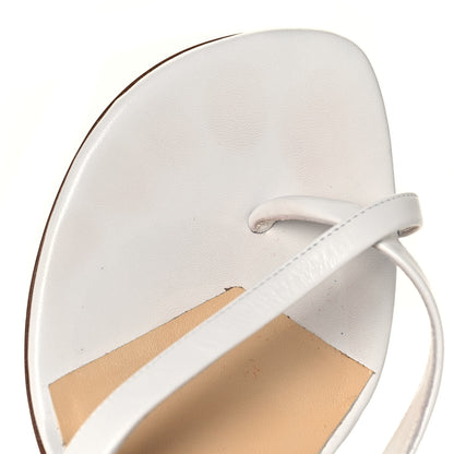 Christian Louboutin Kid Taralita 55 Thong Sandals 37 White 9 of 10