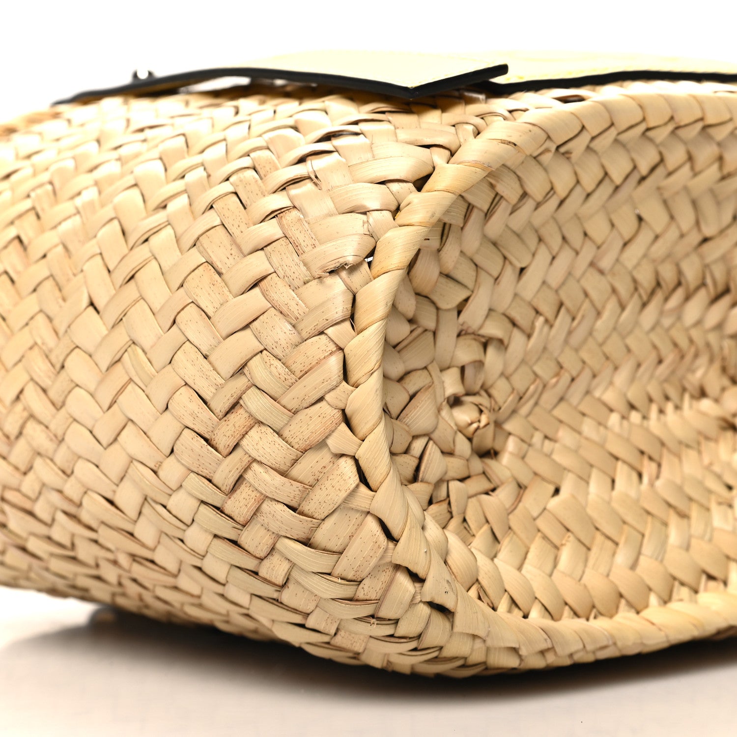 Loewe Raffia Small Basket Tote Bag Natural Yellow 8 of 10