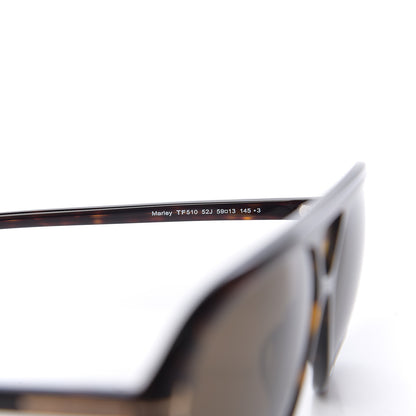 Tom Ford Marley Aviator Sunglasses TF510 Havana 5 of 8