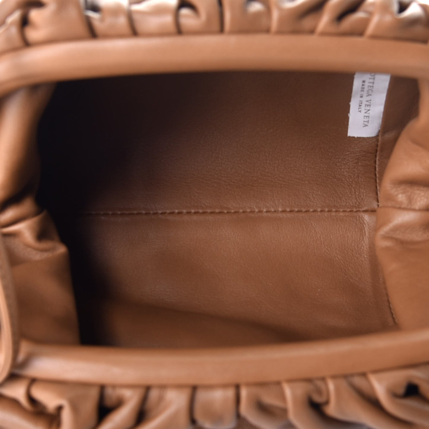 Butter Calfskin The Mini Pouch Cammello