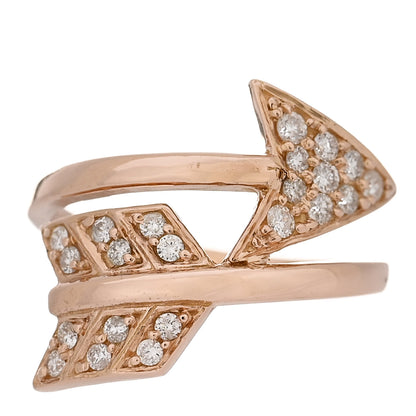 Anita Ko 18K Pink Gold Diamond Arrow Wrap Ring 47 4 1 of 4