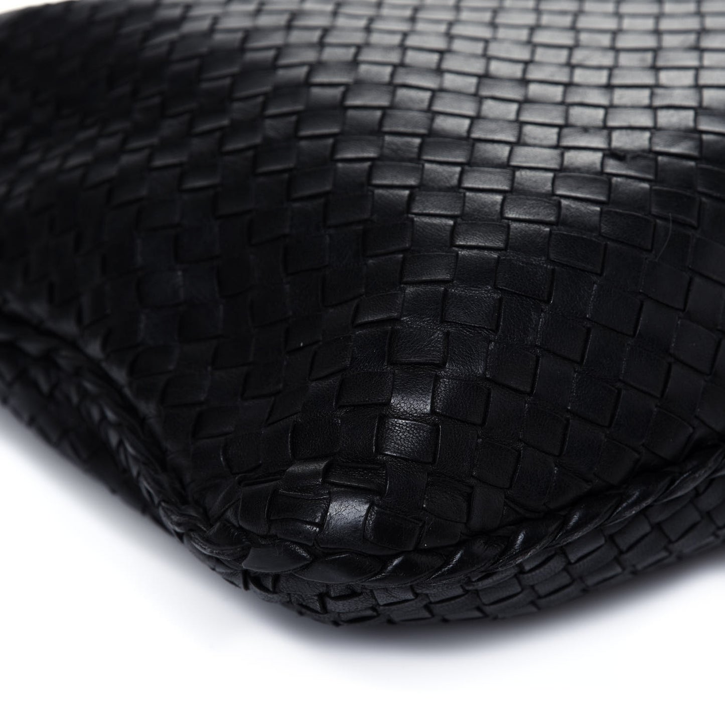 Nappa Intrecciato Large Veneta Hobo Black