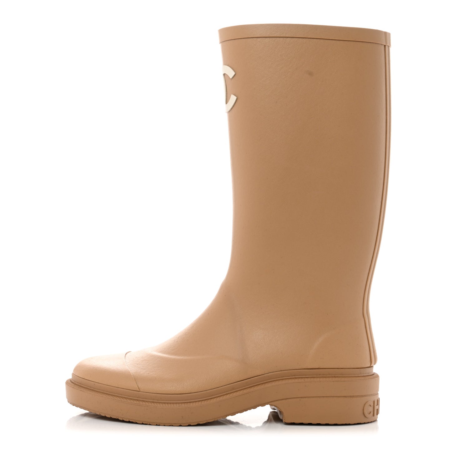 Caoutchouk CC High Boots 36 Beige