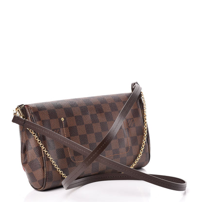 Louis Vuitton Damier Ebene Favorite MM 3 of 11
