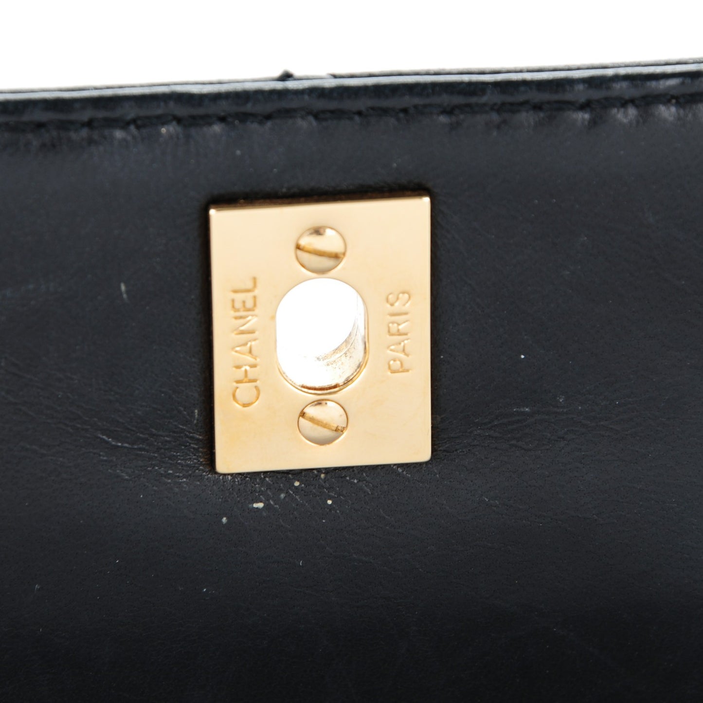 Lambskin Quilted Medium Kelly Flap Bag Black