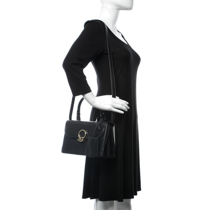 Versace Calfskin Small DV One Black 2 of 7