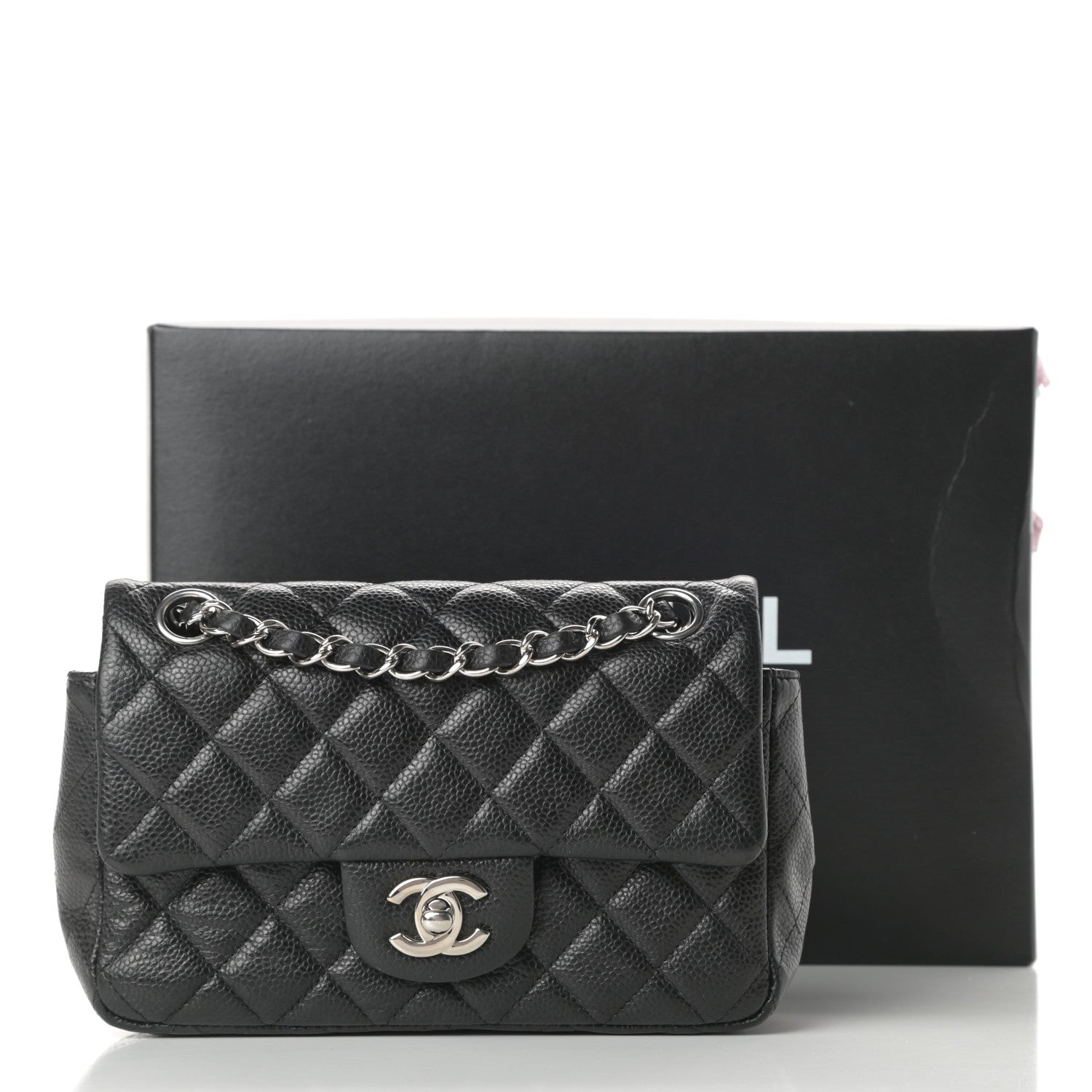 Chanel Caviar Quilted Mini Rectangular Flap Black 11 of 11