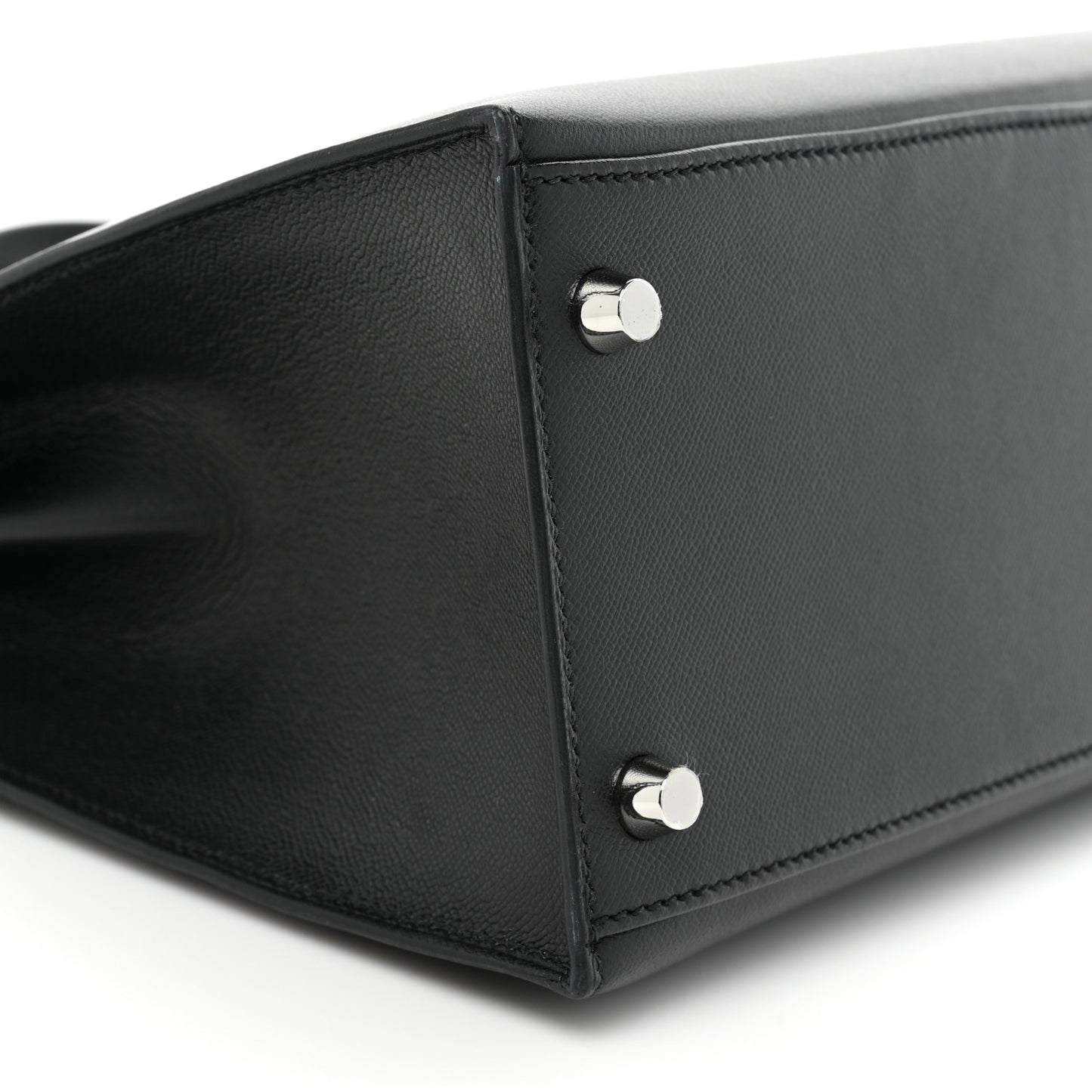 Madame Calfskin Shiny Niloticus Crocodile Kelly Sellier Touch 28 Black