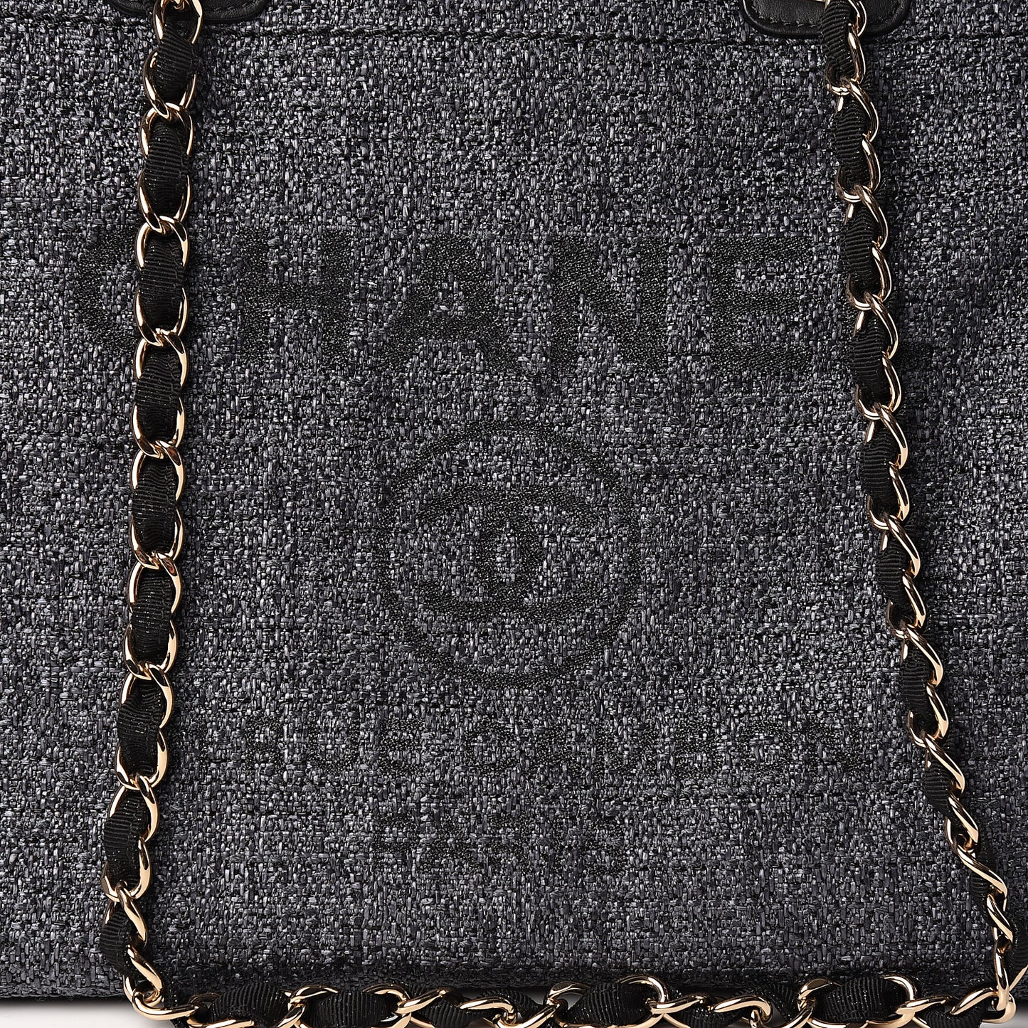 Canvas Medium Deauville Tote Charcoal