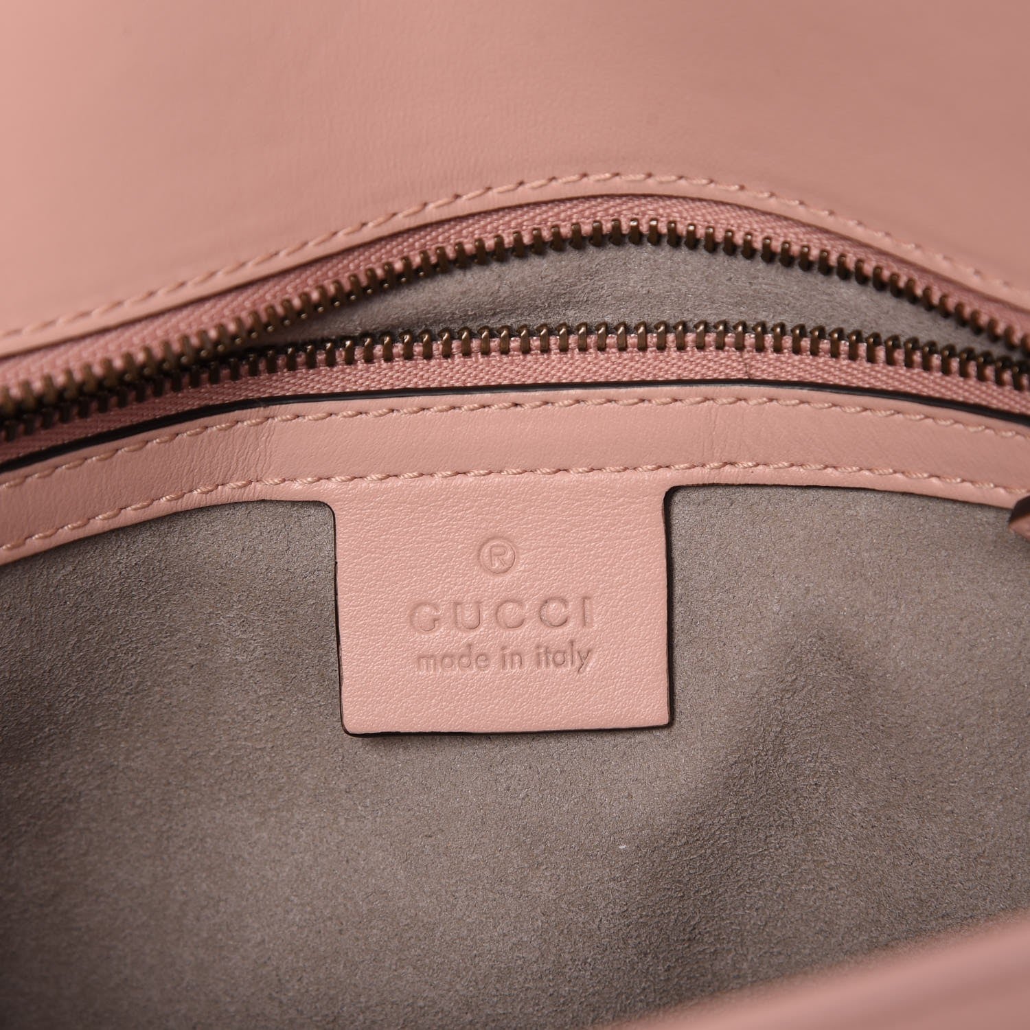 Gucci Calfskin Matelasse Small GG Marmont Shoulder Bag Perfect Pink 6 of 9