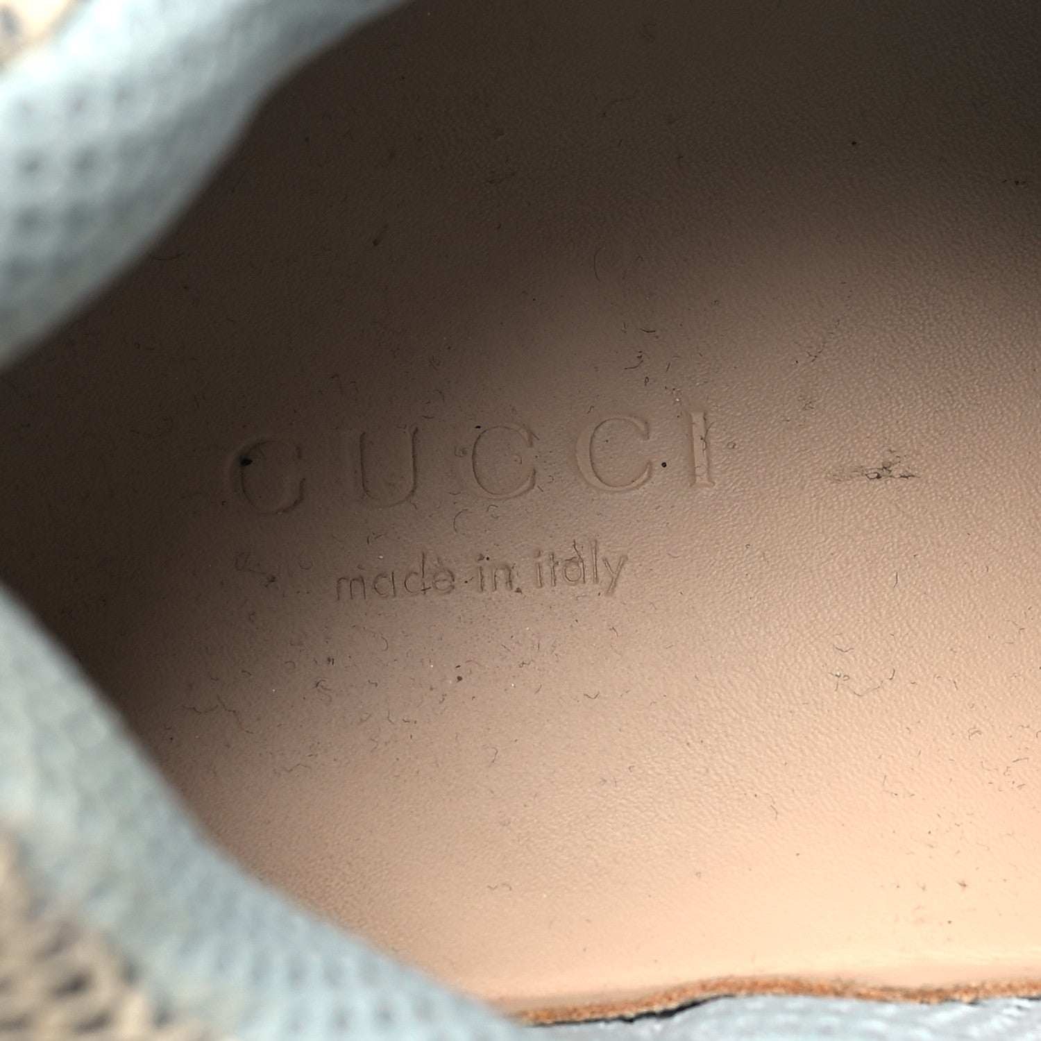 Gucci X SEGA Mesh Canvas Calfskin Removable Crystals Flashtrek Sneakers 36 Mystic White Oatmeal Sand Storm 7 of 10